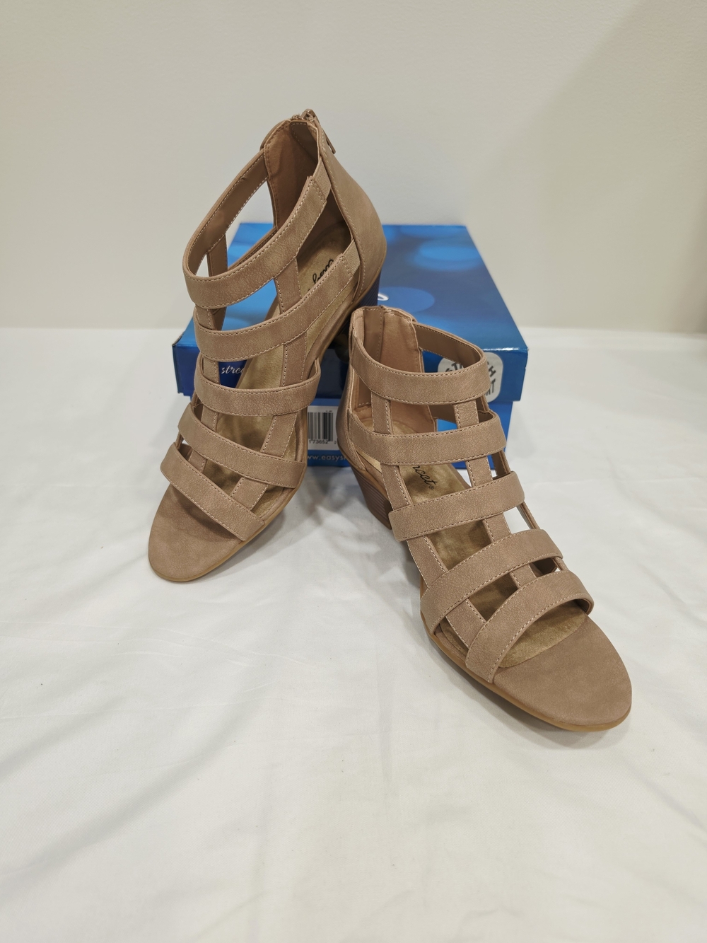 easy street Sand Marg Strappy Sandal Heels